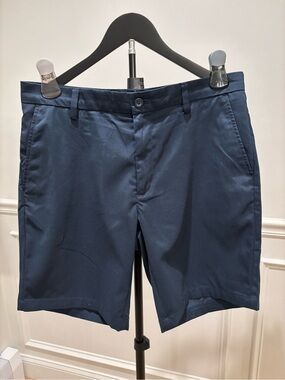 Amazon Essentials Navy Flat-Front Chino Shorts